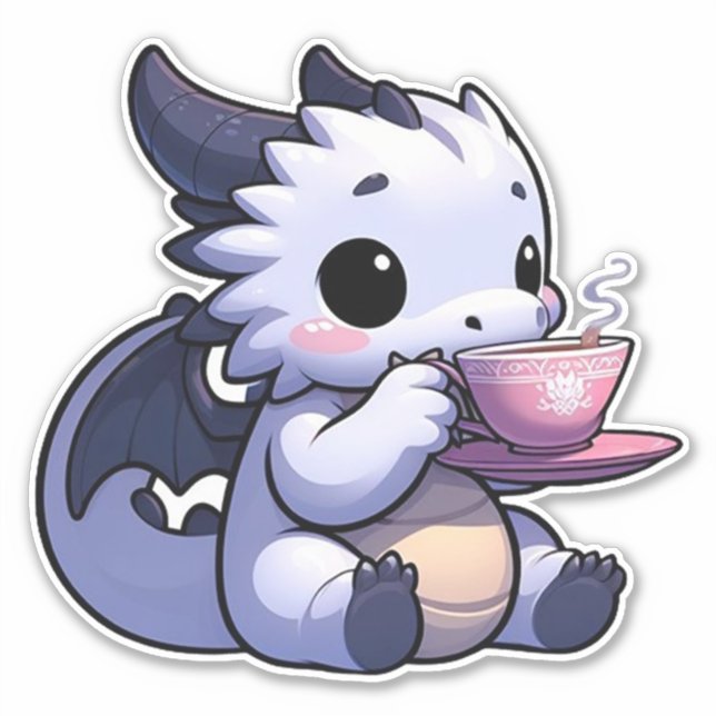 Baby Dragon trinkTee Aufkleber (Vorderseite)