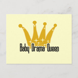 Baby Drama Queen Tshirts und Geschenke Postkarte