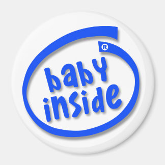 Baby drinnen magnet