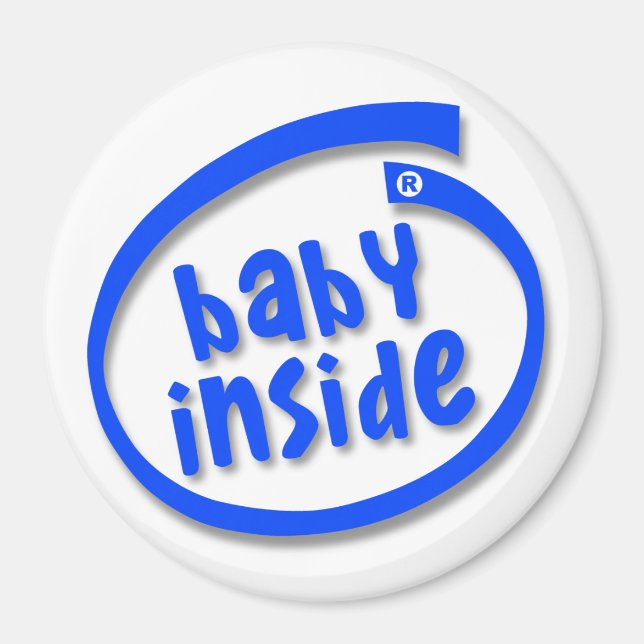 Baby drinnen magnet (Vorne)
