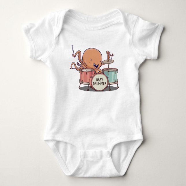 Baby Drummer Strampler (Vorderseite)