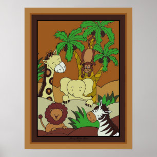 Baby Dschungel 10 Poster