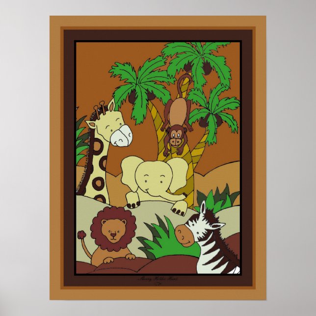 Baby Dschungel 10 Poster (Vorne)