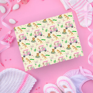 Baby-Dschungeltiere Golfen Baby Shower Seidenpapier
