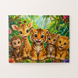 Baby-Dschungeltiere Puzzle