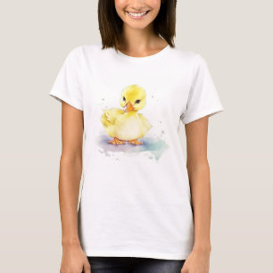 Baby Duck 2 Wasserfarbe T - Shirt für Frauen