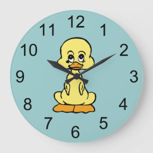 Baby Duck Animal Wall Clock Große Wanduhr