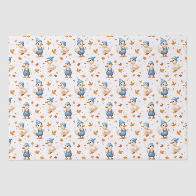 Baby Duck I baby Dusche Seidenpapier (Vorderseite)