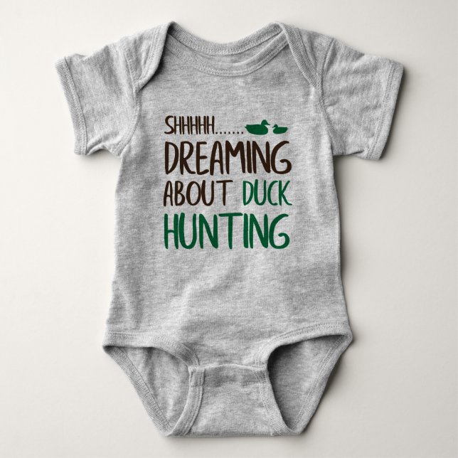 Baby Duck Jagd Jersey Bodysuit Shirt (Vorderseite)