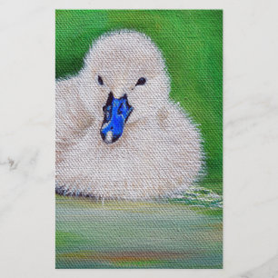 Baby Duck Painting Briefpapier