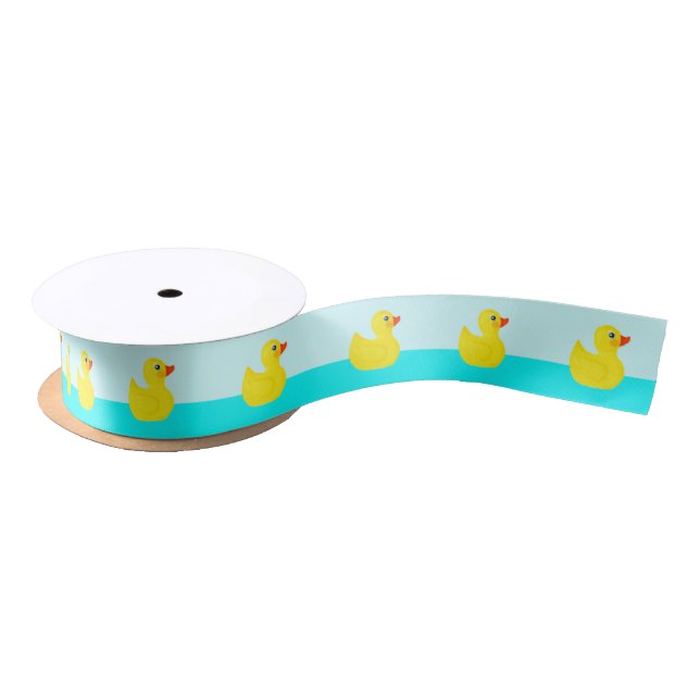 Baby Duckling Baby Showdusche Satin Ribbon Satinband (Spule)