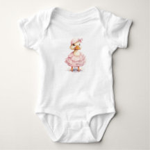 Baby Duckling in rosa Kleid