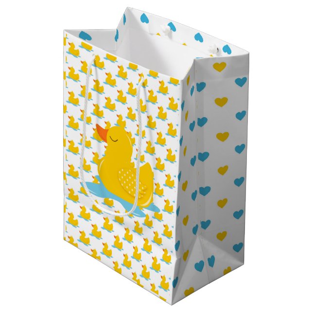 Baby Ducks Mittlere Geschenktüte (Vorderseite Schrägansicht)