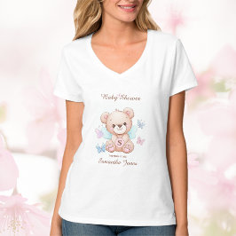 Baby Duschbären und Schmetterlinge T - Shirt