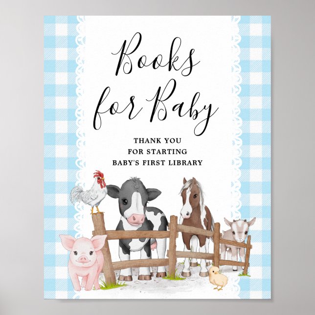 Baby-Duschbücher für Babynahrung Poster (Vorne)