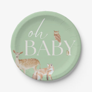 Baby-Dusche, Baby Boy, Baby Girl Pappteller