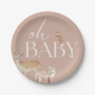 Baby-Dusche, Baby Boy, Baby Girl Pappteller