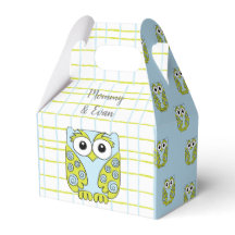 Baby Dusche Blue Owl