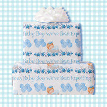 Baby Dusche Custom Text Boy Blue Balloons Geschenk