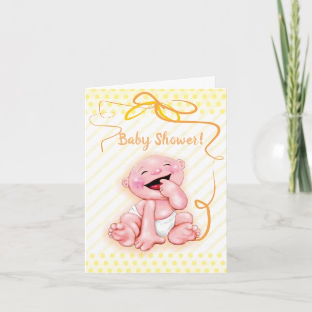 Baby-Dusche Einladung (Vorderseite)