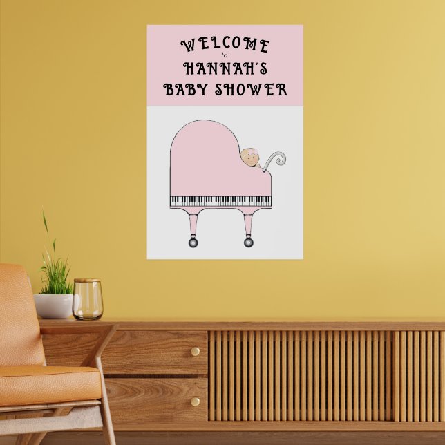 Baby Dusche Empfang Poster (Wohnzimmer 2)