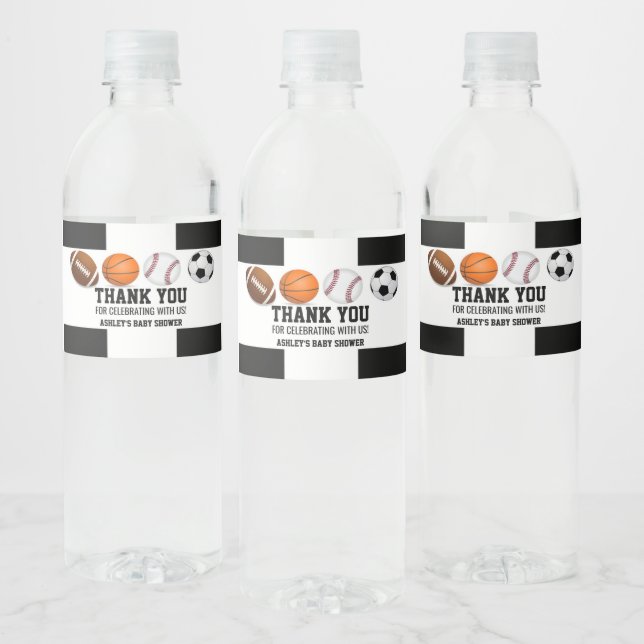 Baby-Dusche für Wasserflaschen Wasserflaschenetikett (Flaschen)