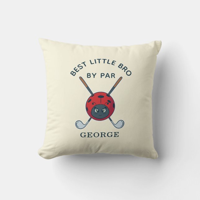 Baby Dusche Future Golfer Best Bro Par Custom Kissen (Vorderseite)