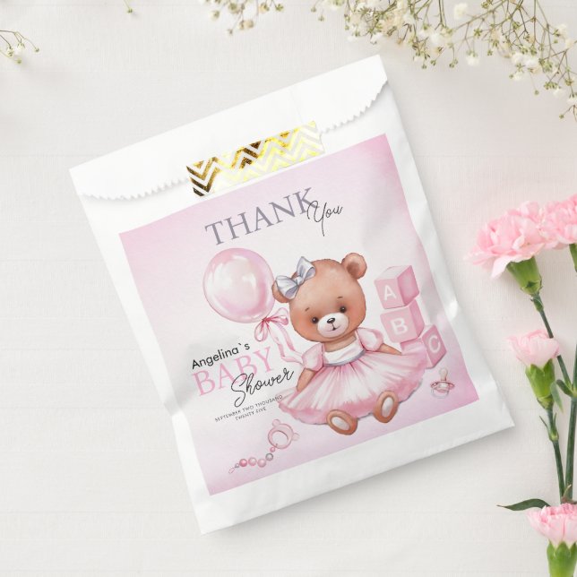 Baby Dusche Fvor Bags Teddy Bear Geschenktütchen (Versiegelt)