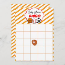 Baby-Dusche Leder Geschenk Baby Bingo Karten