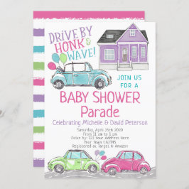 Baby Dusche Parade Einladung