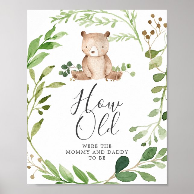 Baby-Dusche, wie alt waren sie zu spielen Poster (Vorne)