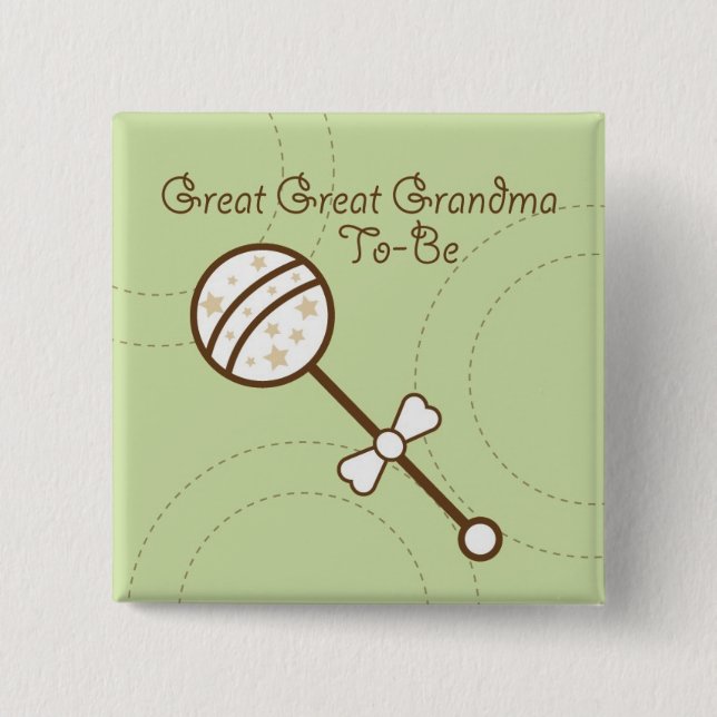 Baby-Duschen-Buttone Button (Vorderseite)