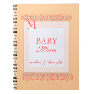 Baby-Duschengastbuch Notizblock