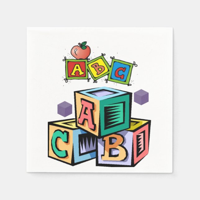 Baby-Duschnapkins ab 1. Geburtstag Serviette (Vorderseite)