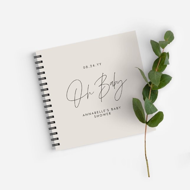 Baby-Duschskript Notizbuch (Von Creator hochgeladen)