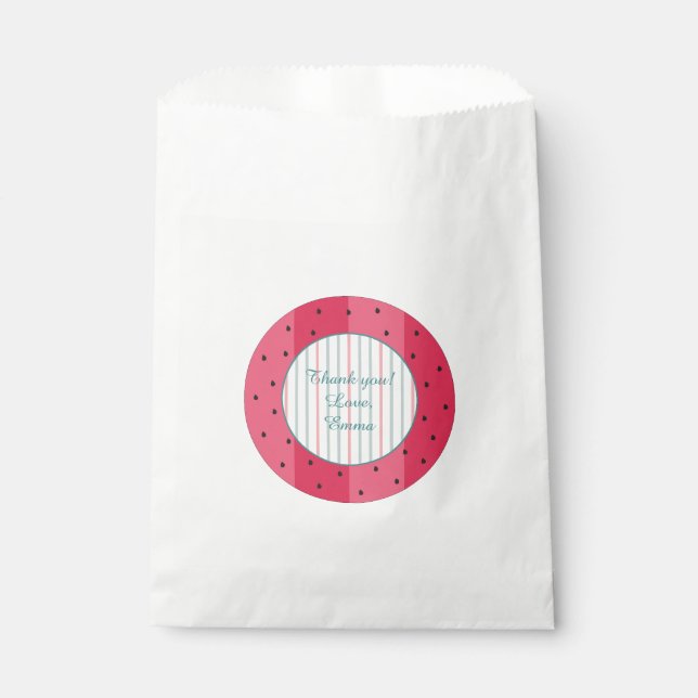 Baby Duwer Fevor Bag "Watermelon Umbrella" Geschenktütchen (Vorderseite)