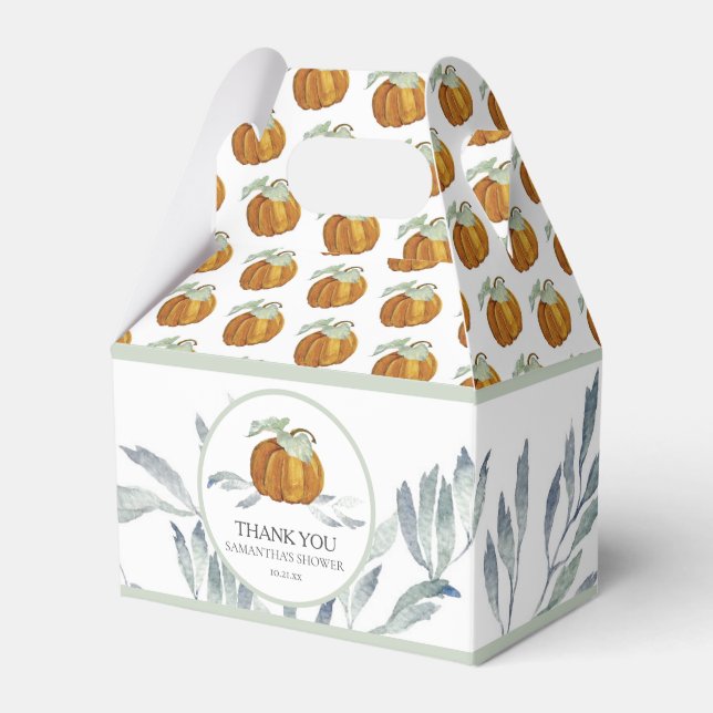 Baby Duwer Gevor Boxen Fall Little Pumpkin Geschenkschachtel (Vorderseite)