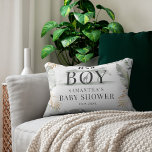 Baby Duwer Jungle Animal Dekokissen<br><div class="desc">Ideal für Paare mit Dschungelmotiven oder Mama,  die zum Baby-Dusche werfen Kissen. Wilde,  ruhige und elegante Jungs Safari-Tierschablone mit Giraffe,  Goldeffekt und grünen Palmen-Blätter mit beliebter Typografie können Sie komplett ändern,  wenn Sie auf den Button "Personalisieren" klicken.</div>