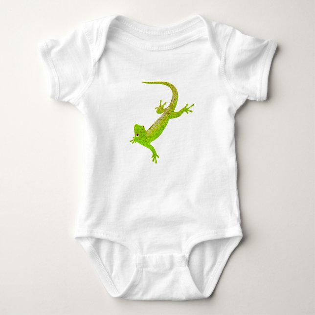 Baby-Eidechsen-T-Shirts Baby Strampler (Vorderseite)