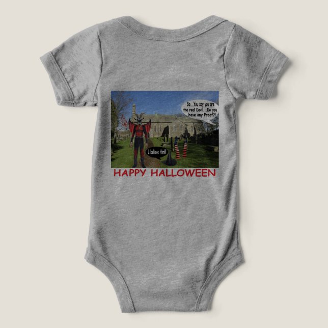 Baby ein Stück. Happy halloween. (Design Rückseite)