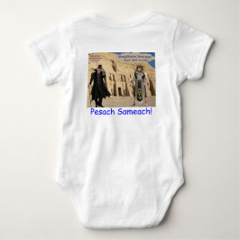 Baby ein Stück. Happy Passover. loris/Affe Strampler