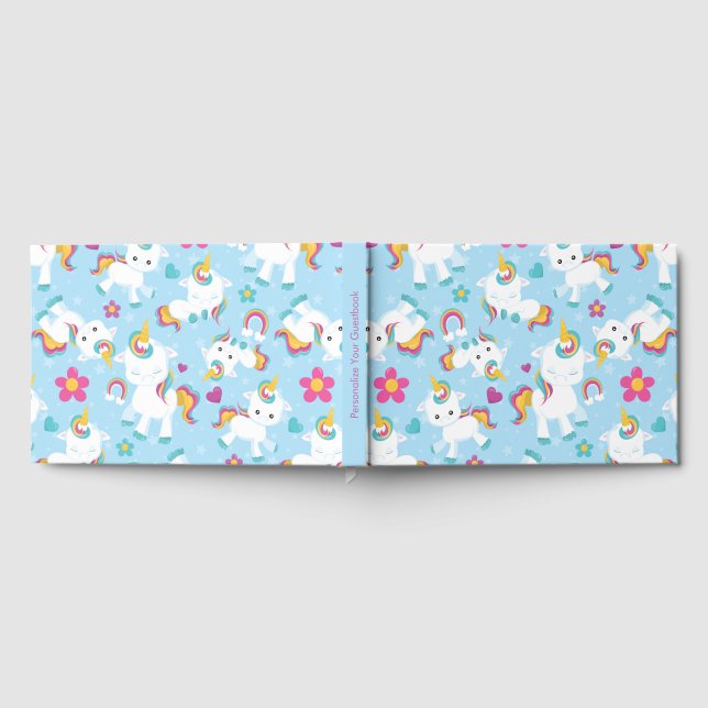 Baby Einhorn Gästebuch (Voll)
