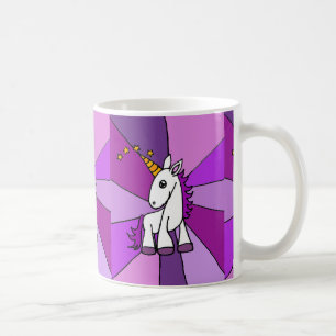 Baby-Einhorn mit goldener Horn-Kunst Tasse