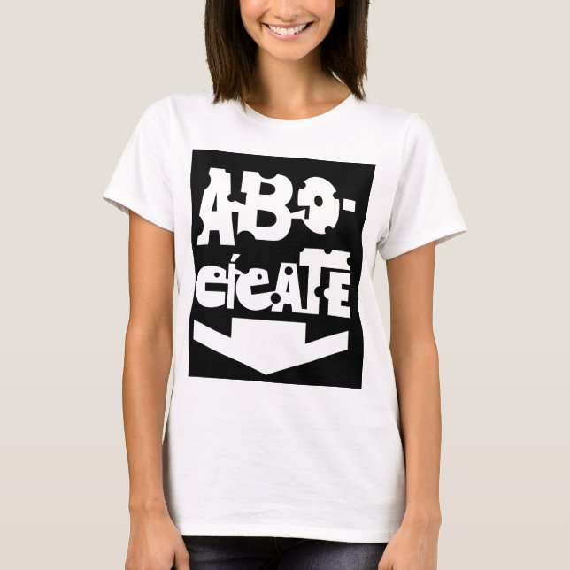 Baby Einmeißelt Doll ABOCÍCATE T-Shirt (Vorderseite)