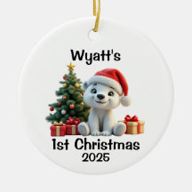Baby Eisbär Weihnachten
