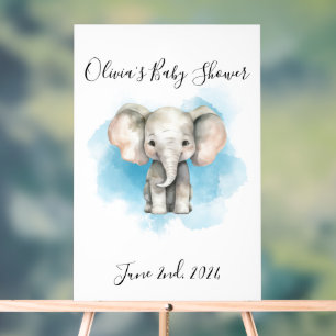 Baby Elefant Baby Dusche Acrylzeichen Acrylschild