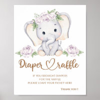 Baby Elefant Baby Dusche Windel Tombola