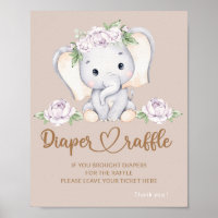 Baby Elefant Baby Dusche Windel Tombola
