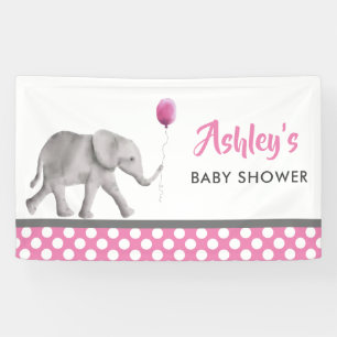 Baby-Elefant-Babyparty-Fahne, Willkommensschild Banner