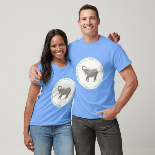 Baby Elefant Blau Ehrengast T-Shirt